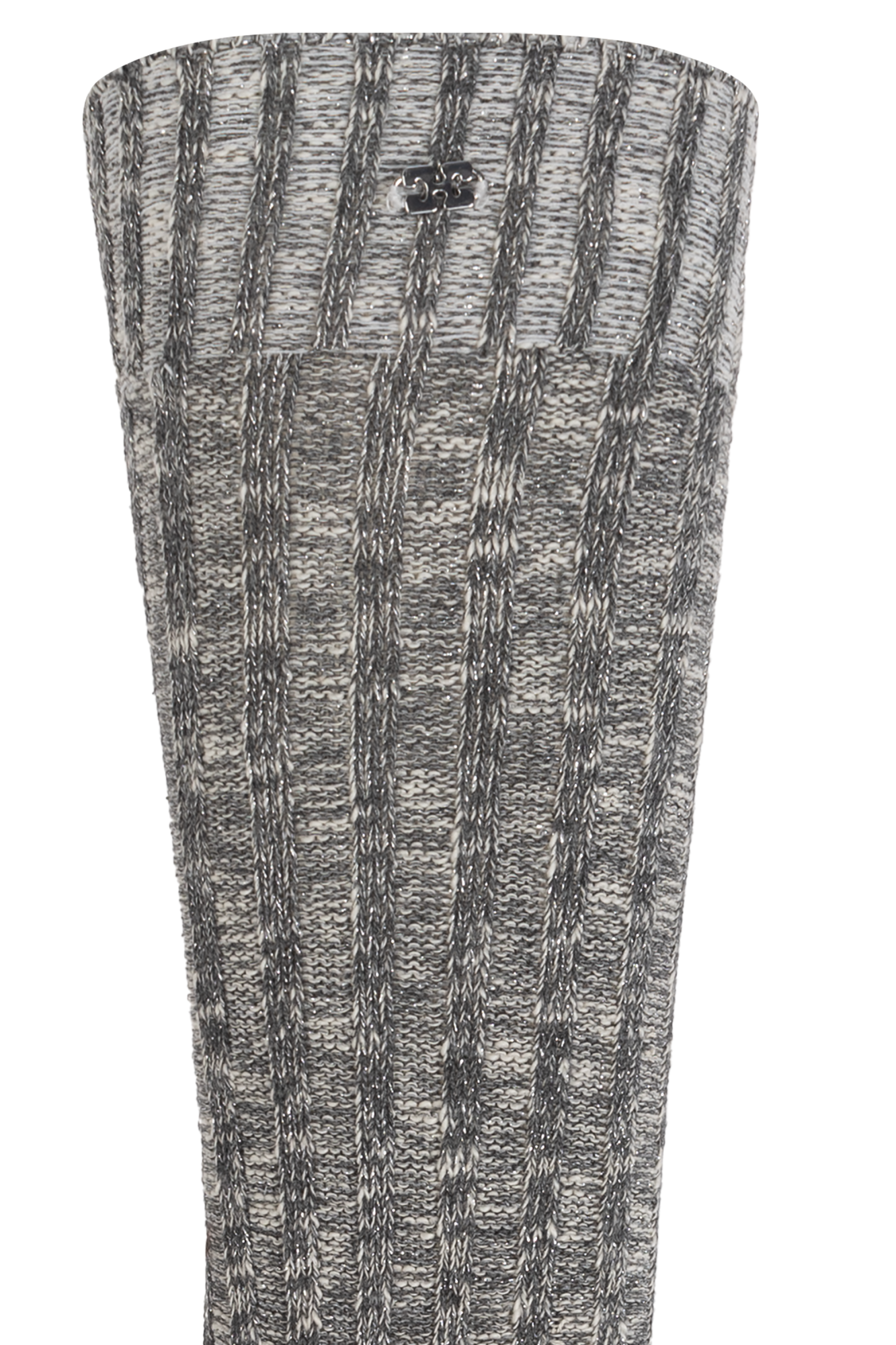 GANNI ルレックス糸ソックス A64105896 262 Grey Socks with lurex thread Ganni - Vitkac Italy